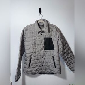 American Eagle Men’s Gray Lightweight Puffer Jacket Size Large NWOT